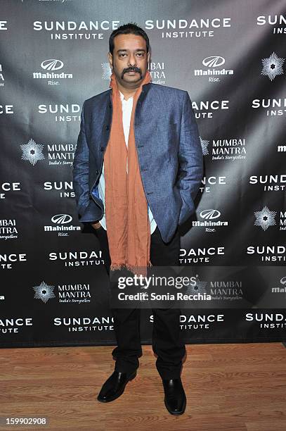 Director Sarthak Dasgupta attends the Sundance Institute Mahindra Global Filmmaking Award Reception at Sundance House on January 22, 2013 in Park...