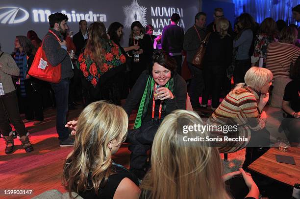 Director Eva Weber attends the Sundance Institute Mahindra Global Filmmaking Award Reception at Sundance House on January 22, 2013 in Park City, Utah.