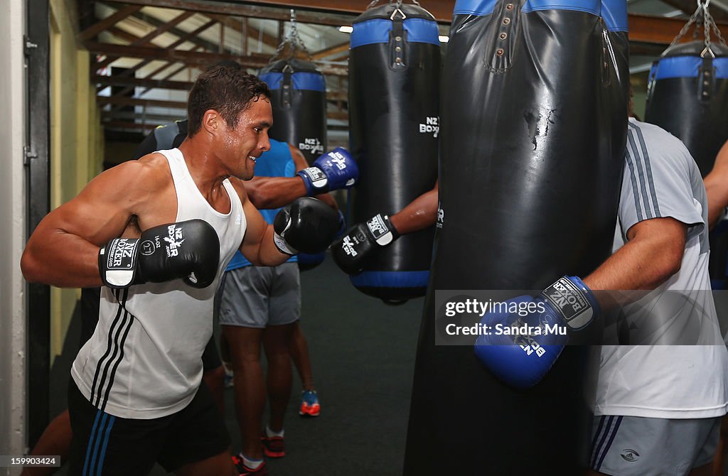 Shane Cameron's Blues Training Session