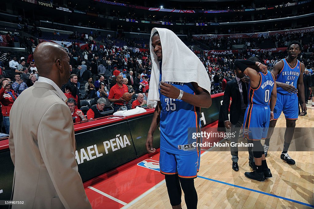 Oklahoma City Thunder v Los Angeles Clippers