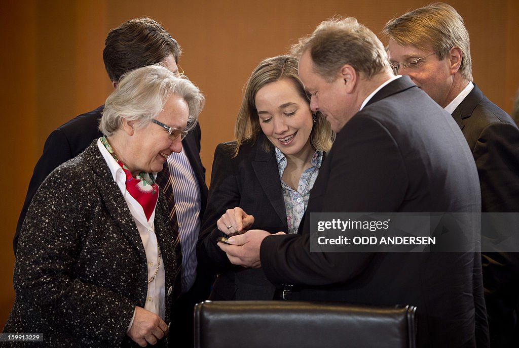 GERMANY-POLITICS-CABINET-SCHAVAN