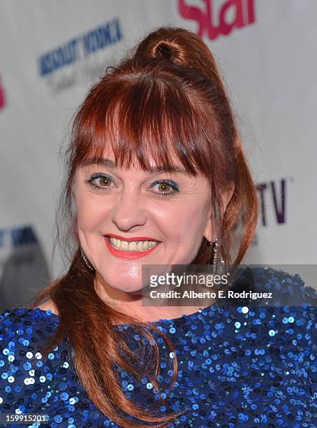 Comedienne Julie Brown arrives to the premiere of "RuPaul's Drag Race" Season 5 at The Abbey on January 22, 2013 in West Hollywood, California.