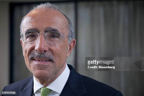 Filippo Bagnato, chief executive officer of Avions de Transport Regional , poses for a photograph following a news conference to announce the...
