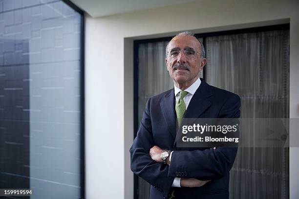 Filippo Bagnato, chief executive officer of Avions de Transport Regional , poses for a photograph following a news conference to announce the...