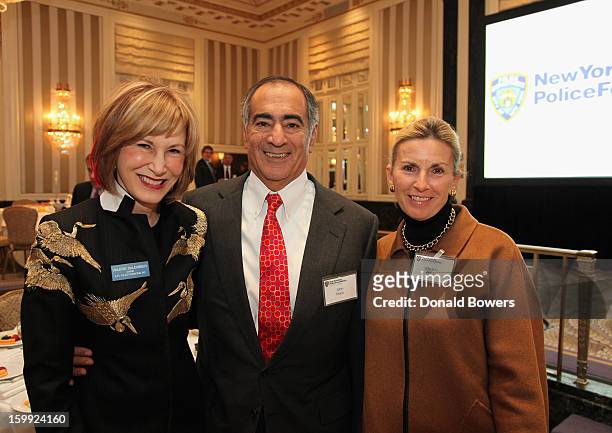 Valerie Salembier, John and Christy Mack attend the State of the NYPD address during The N.Y.C Police Foundation Breakfast on January 23, 2013 at The...