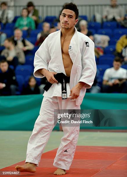 Ashley McKenzie of London defeated Samuel Hall by ippon to win the u60kgs gold medal at the British Senior Judo Championships on Sunday, January 20,...