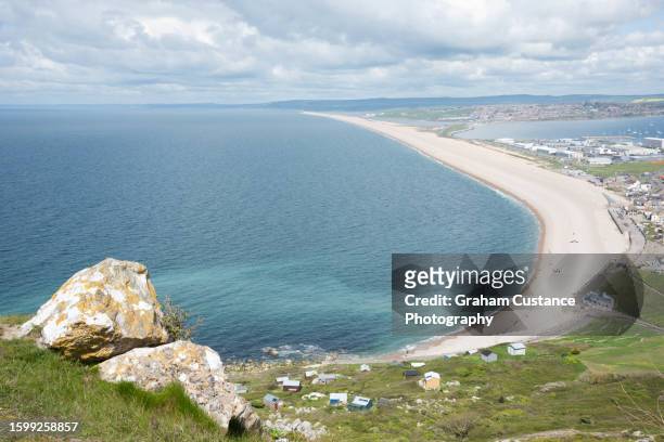 chesil beach, dorset - portland dorset stock pictures, royalty-free photos & images