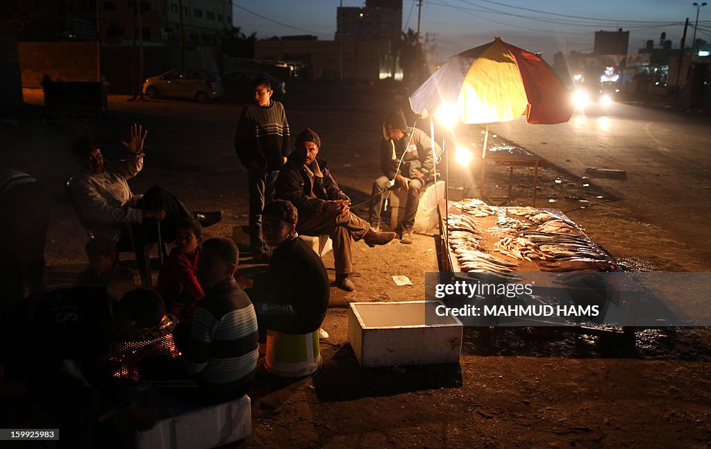 PALESTINIAN -GAZA-FISHING