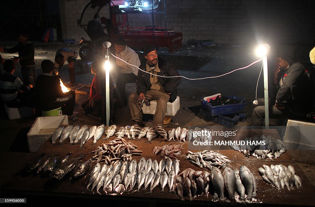 PALESTINIAN -GAZA-FISHING