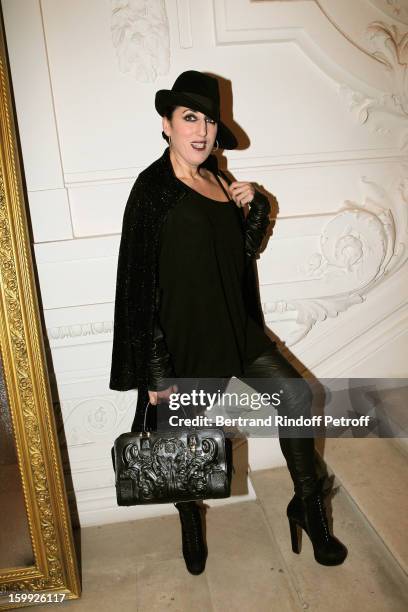 Rossy de Palma arrives to attend the Jean-Paul Gaultier Spring/Summer 2013 Haute-Couture show as part of Paris Fashion Week at on January 23, 2013 in...