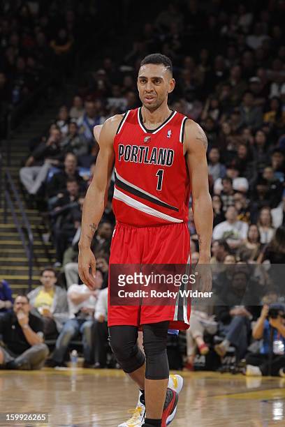 Jared Jeffries of the Portland Trail Blazers against the Golden State Warriors on January 11, 2013 at Oracle Arena in Oakland, California. NOTE TO...