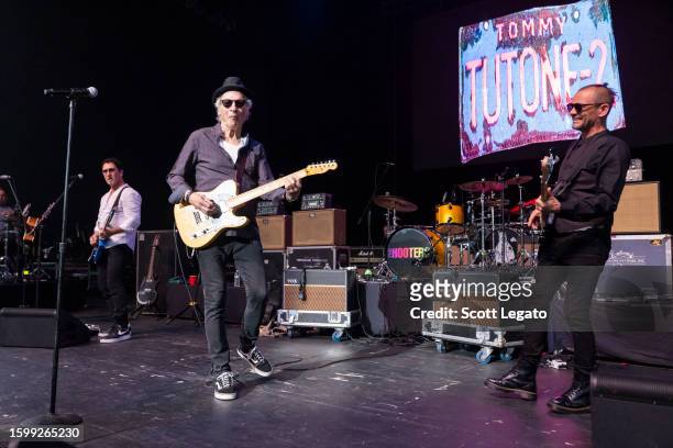 Tommy Tutone performs at Michigan Lottery Amphitheatre on August 06, 2023 in Sterling Heights, Michigan.