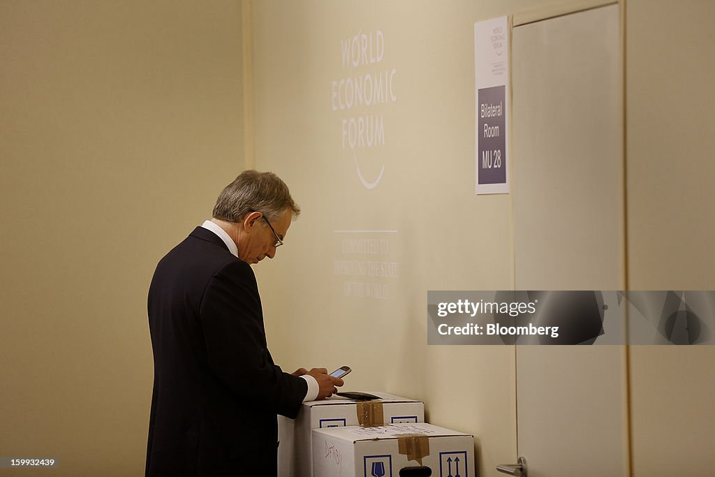 World Leaders Speak At The World Economic Forum