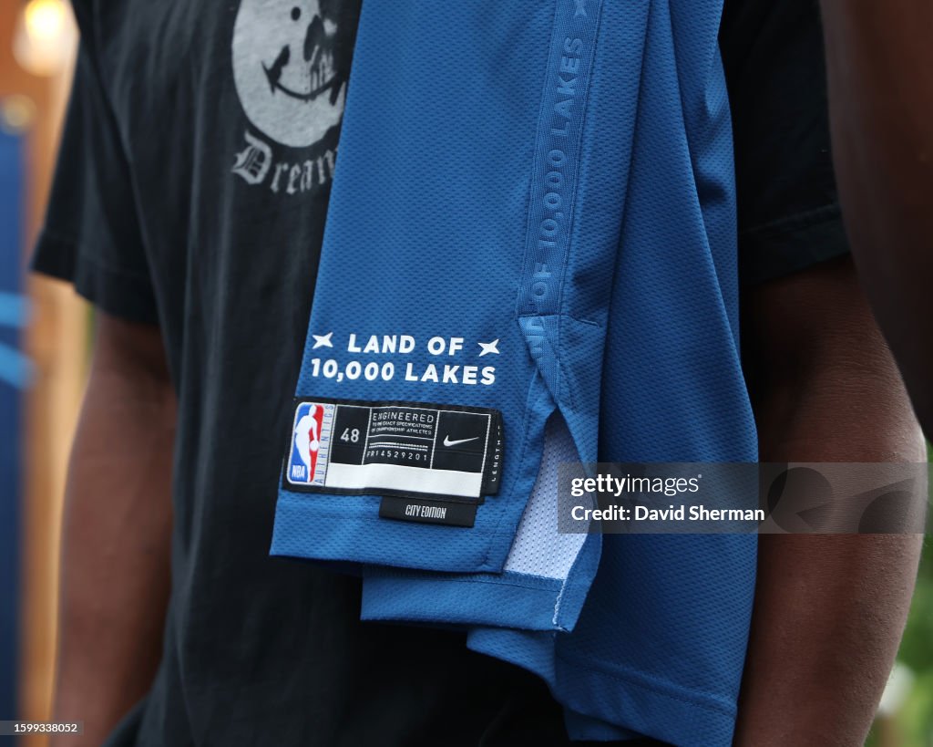 A detail view of the 2023 - 2024 City Edition uniform unveil party on  News Photo - Getty Images