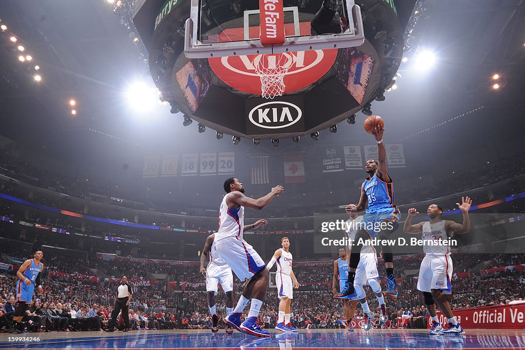 Oklahoma City Thunder v Los Angeles Clippers