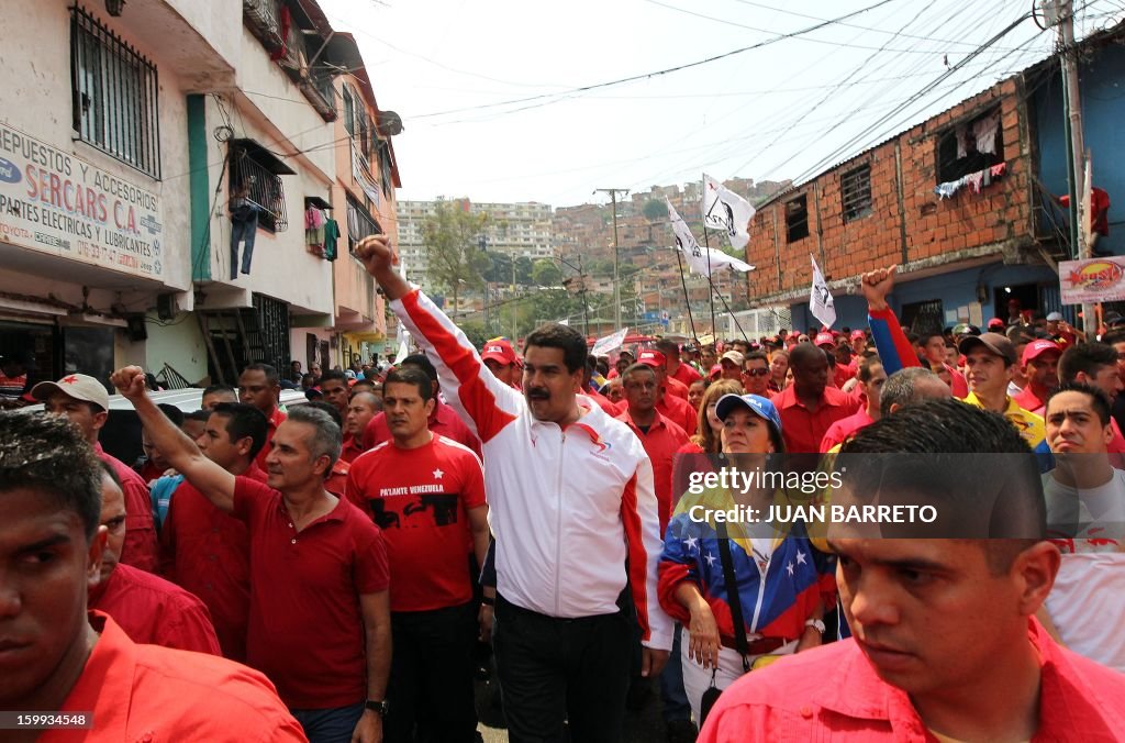 VENEZUELA-POLITICS-SUPPORTERS-MADURO