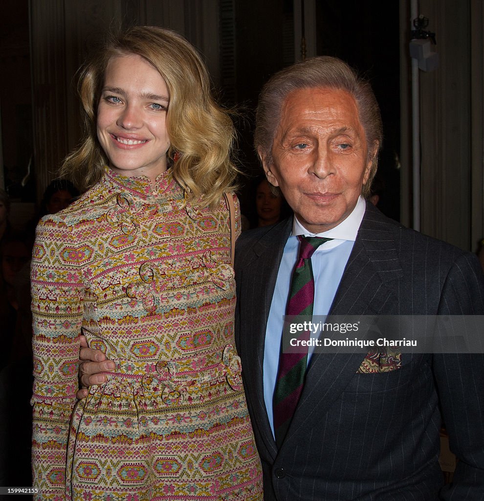 Valentino: Front Row- Paris Fashion Week Haute-Couture Spring/Summer 2013