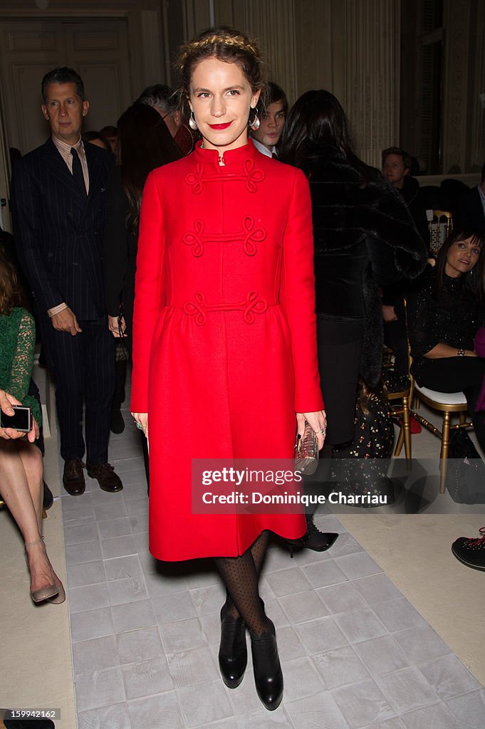 Valentino: Front Row- Paris Fashion Week Haute-Couture Spring/Summer 2013