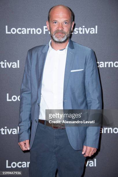 Laurent Baujard attends the red carpet at the 76th Locarno Film Festival on August 07, 2023 in Locarno, Switzerland.