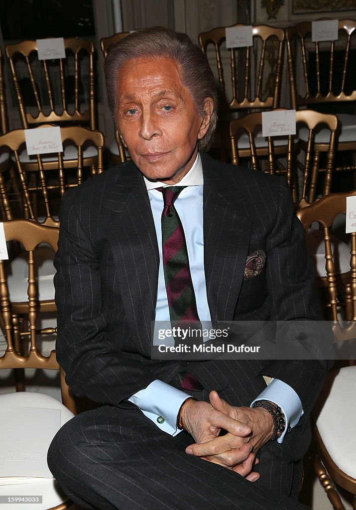 Valentino: Front Row- Paris Fashion Week Haute-Couture Spring/Summer 2013