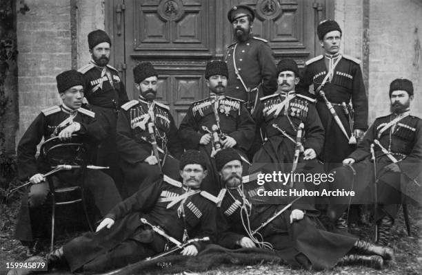 Kuban Cossacks in the Russian Army, circa 1915.