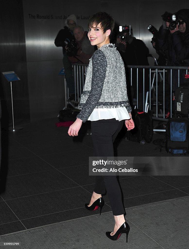 Celebrity Sightings In New York City - January 23, 2013