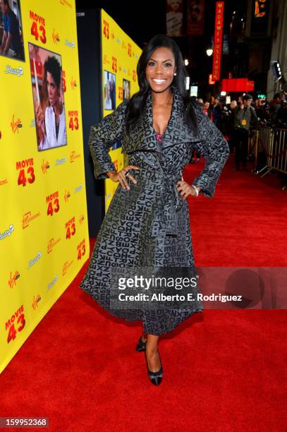 Omarosa Manigault attends Relativity Media's "Movie 43" Los Angeles Premiere held at the TCL Chinese Theatre on January 23, 2013 in Hollywood,...