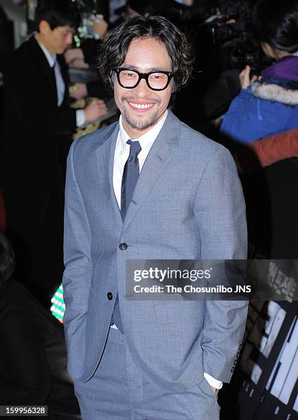 Ryoo Seung-Bum attends the 'The Berlin File' Red Carpet & Vip Press Screening at Times Square on January 23, 2013 in Seoul, South Korea.