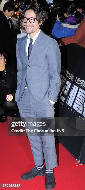 Ryoo Seung-Bum attends the 'The Berlin File' Red Carpet & Vip Press Screening at Times Square on January 23, 2013 in Seoul, South Korea.