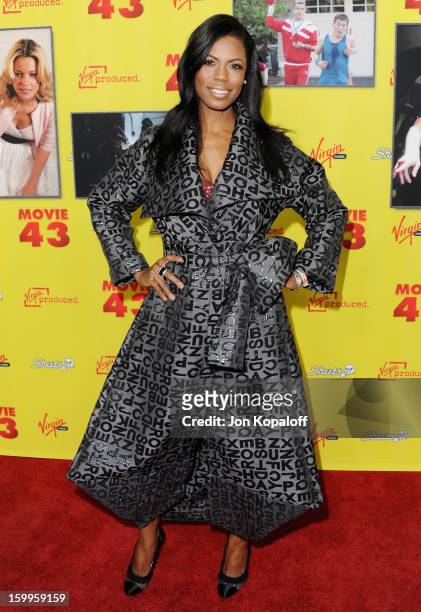 Omarosa Manigault arrives at the Los Angeles Premiere "Movie 43" at Grauman's Chinese Theatre on January 23, 2013 in Hollywood, California.