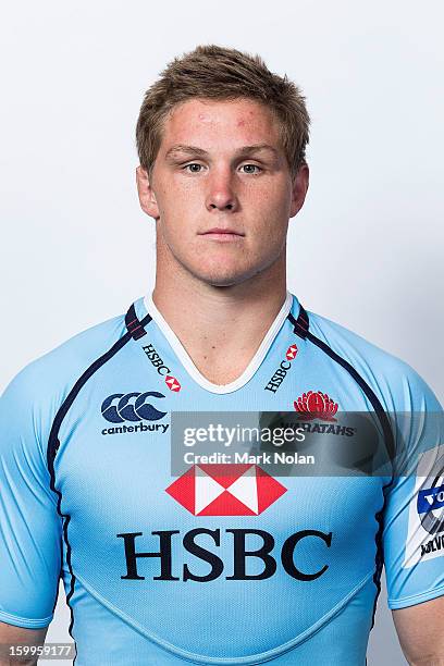 Michael Hooper poses during the official 2013 NSW Waratahs headshots session at Allianz Stadium on January 23, 2013 in Sydney, Australia.