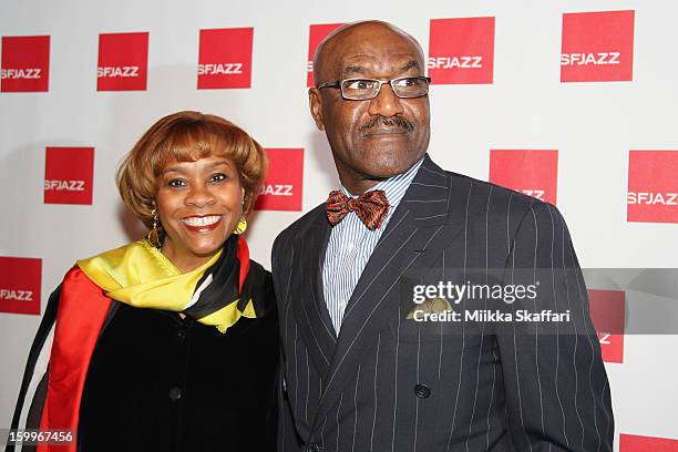 Delroy and Neshormeh Lindo at SFJAZZ Center on January 23, 2013 in San Francisco, California.