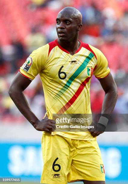 Mohamed Lamine Sissoko of Mali during the 2013 African Cup of Nations match between Mali and Ghana at Nelson Mandela Bay Stadium on January 24, 2013...