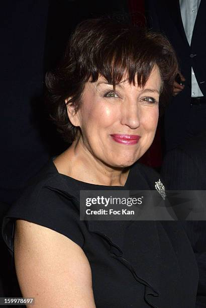 Roselyne Bachelot attends the Lady R by Rowena Forrest: Show & Dinner - Paris Fashion Week Haute-Couture Spring/Summer 2013 at Lady R Shop and Buddah...