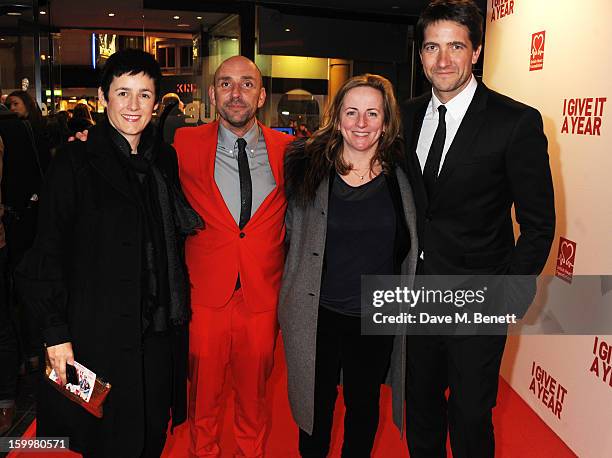 Director Dan Mazer and Kris Thykier attend the European Premiere of 'I Give It A Year' at Vue West End on January 24, 2013 in London, England.