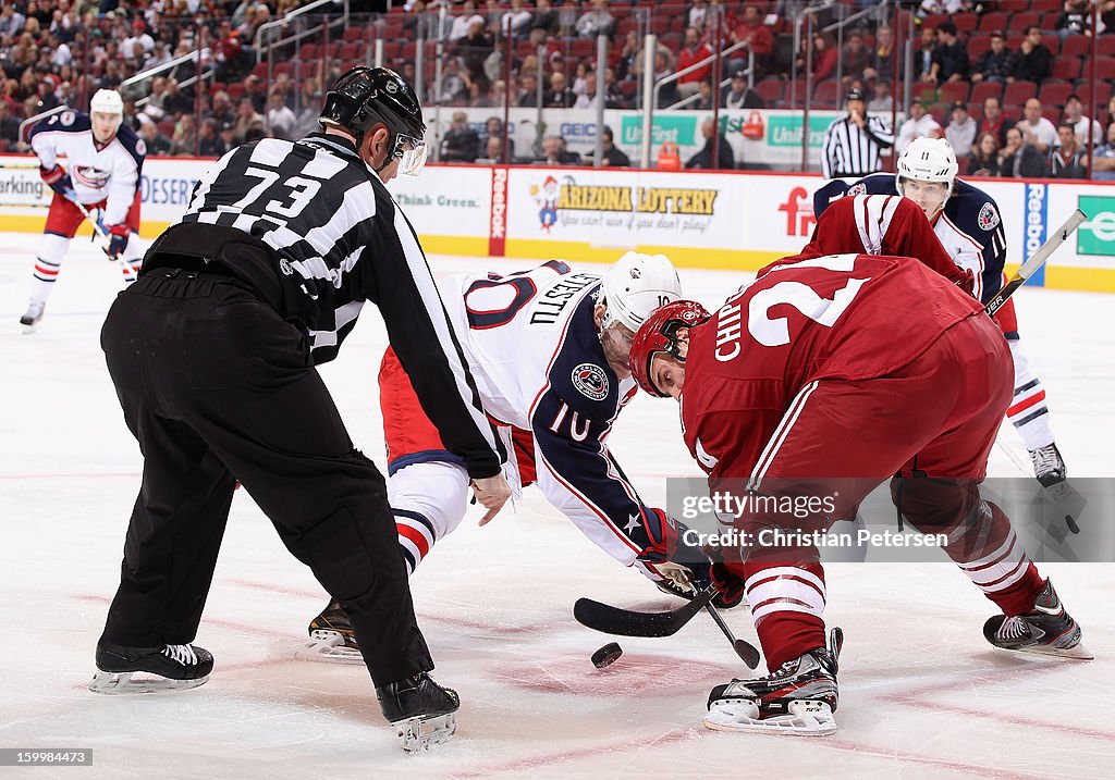 Columbus Blue Jackets v Phoenix Coyotes