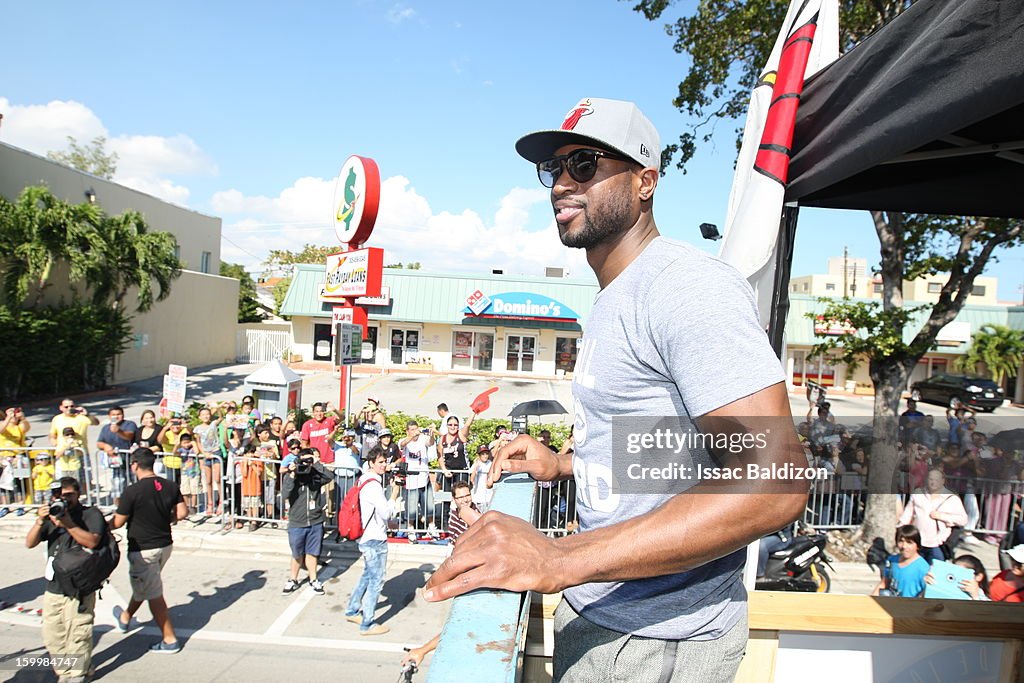 Miami Heat & Three Kings Parade