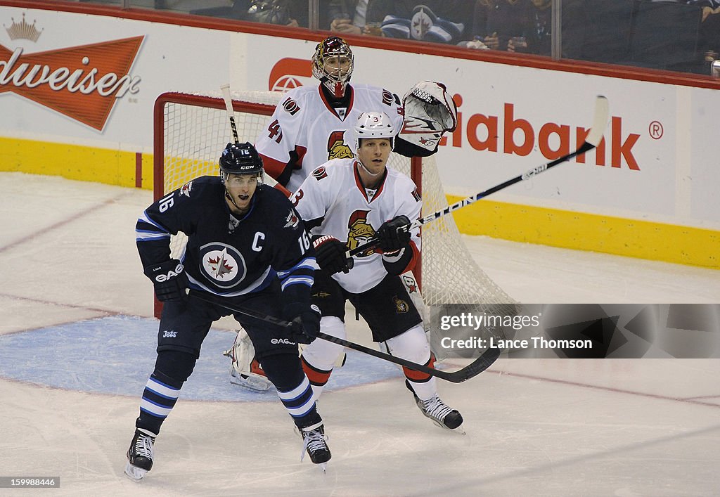 Ottawa Senators v Winnipeg Jets