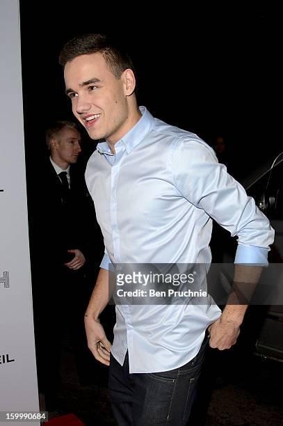 Liam Payne of One Direction attends the Raymond Weil pre-Brit Awards dinner and 20th anniversary celebration of War Child>> at The Mosaica on January...