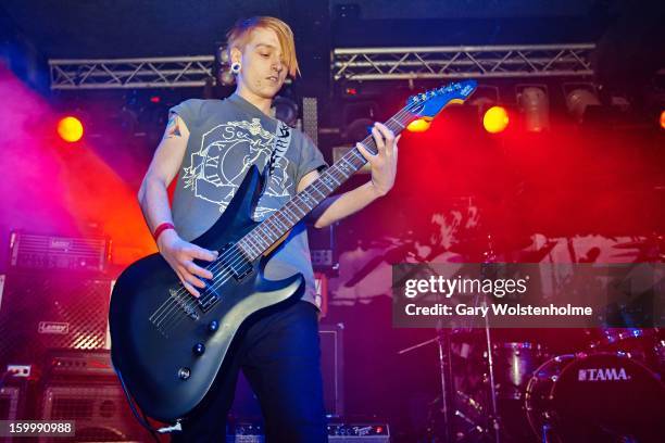 Matt Jones of Or Die Trying performs on stage at the Corporation on January 24, 2013 in Sheffield, England.