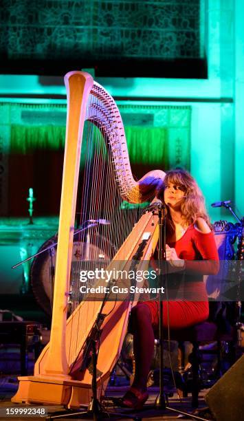 Serafina Steer performs at St Leonards Church on January 24, 2013 in London, England.
