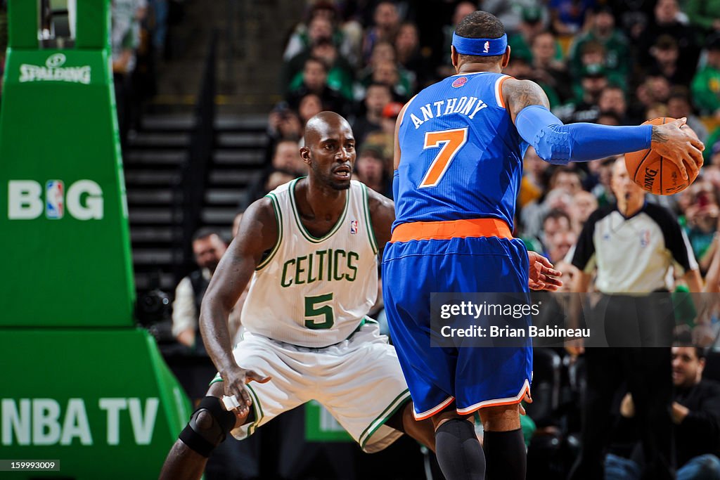 New York Knicks v Boston Celtics