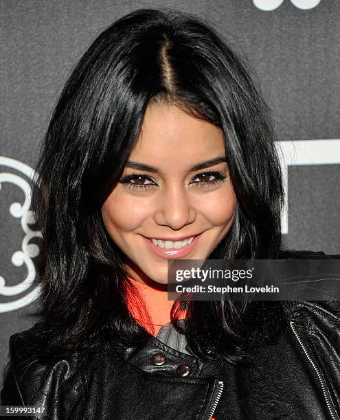 Actress Vanessa Hudgens attends the L'Amour by Nanette Lepore for JCPenney launch party at Good Units at Hudson Hotel on January 24, 2013 in New York...