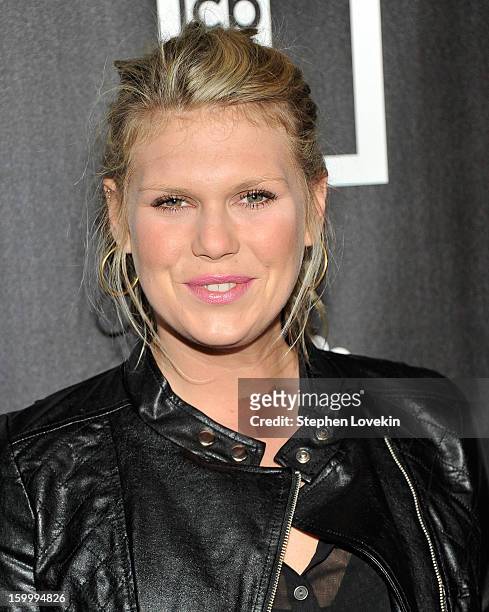 Model/DJ Alexandra Richards attnds the L'Amour by Nanette Lepore for JCPenney launch party at Good Units at Hudson Hotel on January 24, 2013 in New...