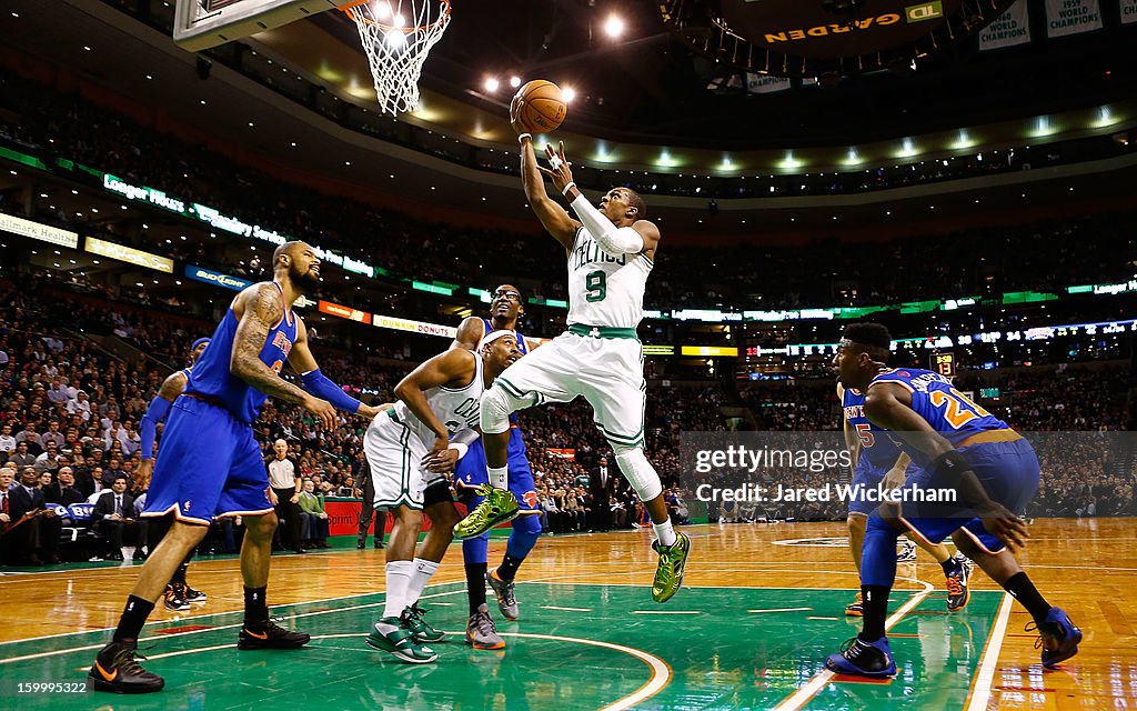 New York Knicks v Boston Celtics