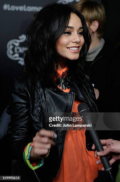 Vanessa Hudgens attends JCPenney and Nanette Lepore Launch Event for L'Amour by Nanette Lepore at Good Units on January 24, 2013 in New York City.
