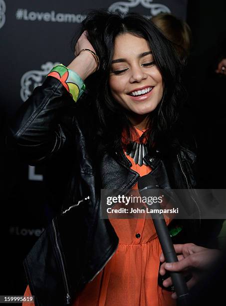 Vanessa Hudgens attends JCPenney and Nanette Lepore Launch Event for L'Amour by Nanette Lepore at Good Units on January 24, 2013 in New York City.