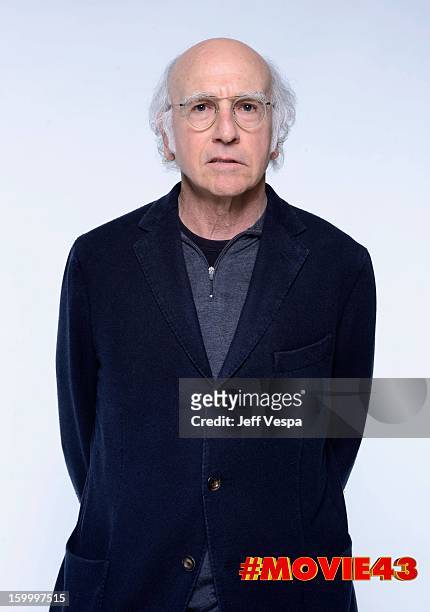 Writer/actor Larry David poses for a portrait during Relativity Media's "Movie 43" Los Angeles premiere at TCL Chinese Theatre on January 23, 2013 in...