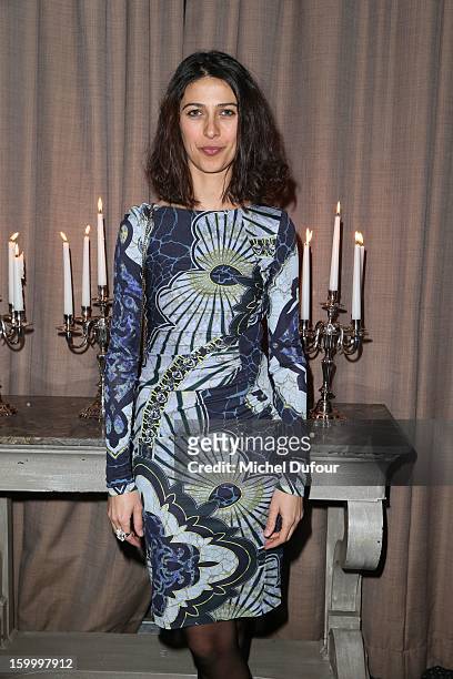 Olivia Magnani attends the Sidaction Gala Dinner 2013 at Pavillon d'Armenonville on January 24, 2013 in Paris, France.