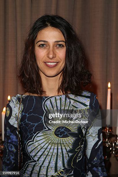 Olivia Magnani attends the Sidaction Gala Dinner 2013 at Pavillon d'Armenonville on January 24, 2013 in Paris, France.